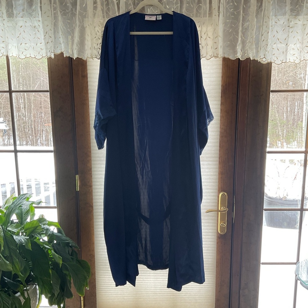 Navy Women's Nighttime Robe